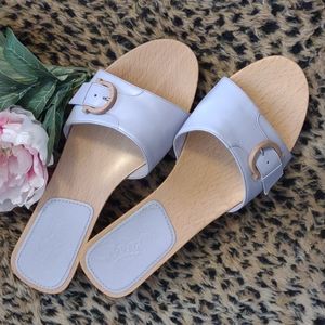 Salvatore Ferragamo Wooden Mule Sandals Sz. 9.5